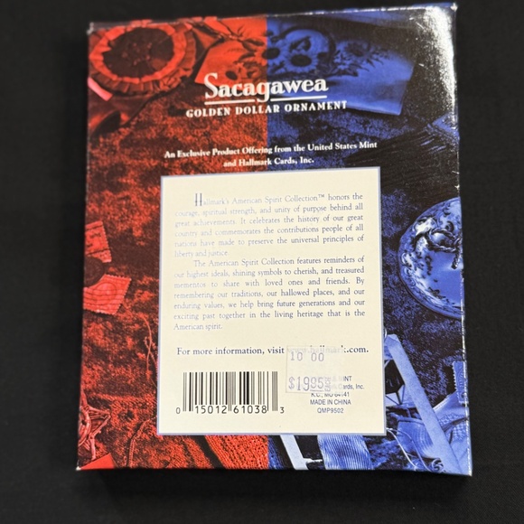 2000 American Spirit Collection Sacagawea Golden Dollar Ornament by US Mint - Picture 3 of 4